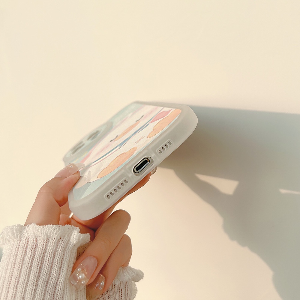 Ốp Điện Thoại Trong Suốt Họa Tiết Hoạt Hình Chú Vịt Dễ Thương Cho Iphone 13 XS XR 11 12 PRO MAX