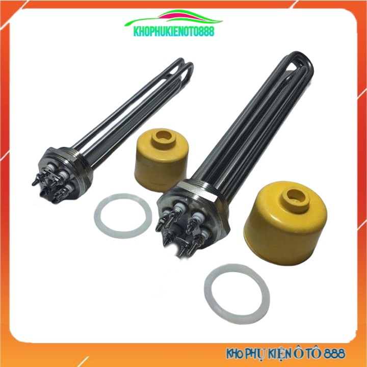 Thanh điện trở nhiệt củ ren phi 48mm nấu nước phở điện áp 220V/380V công suất 3kw-12kw
