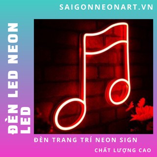 Đèn trang trí led neon sign hình NỐT NHẠC