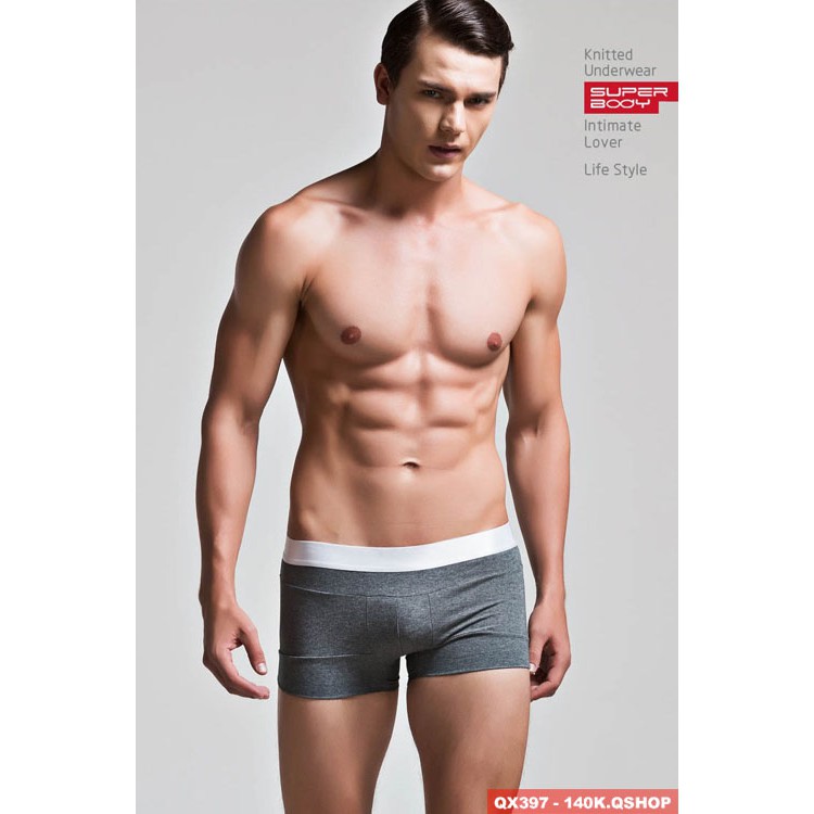 [SALE] QUẦN BOXER CAO CẤP THUN COTTON MỀM MẠI QX397