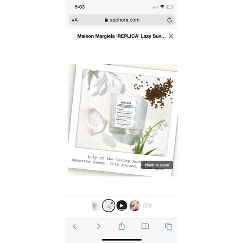 Nến Thơm Nước Hoa Maison Martin Margiela Replica Lazy Sunday Morning Full Size 165 gr Authentic