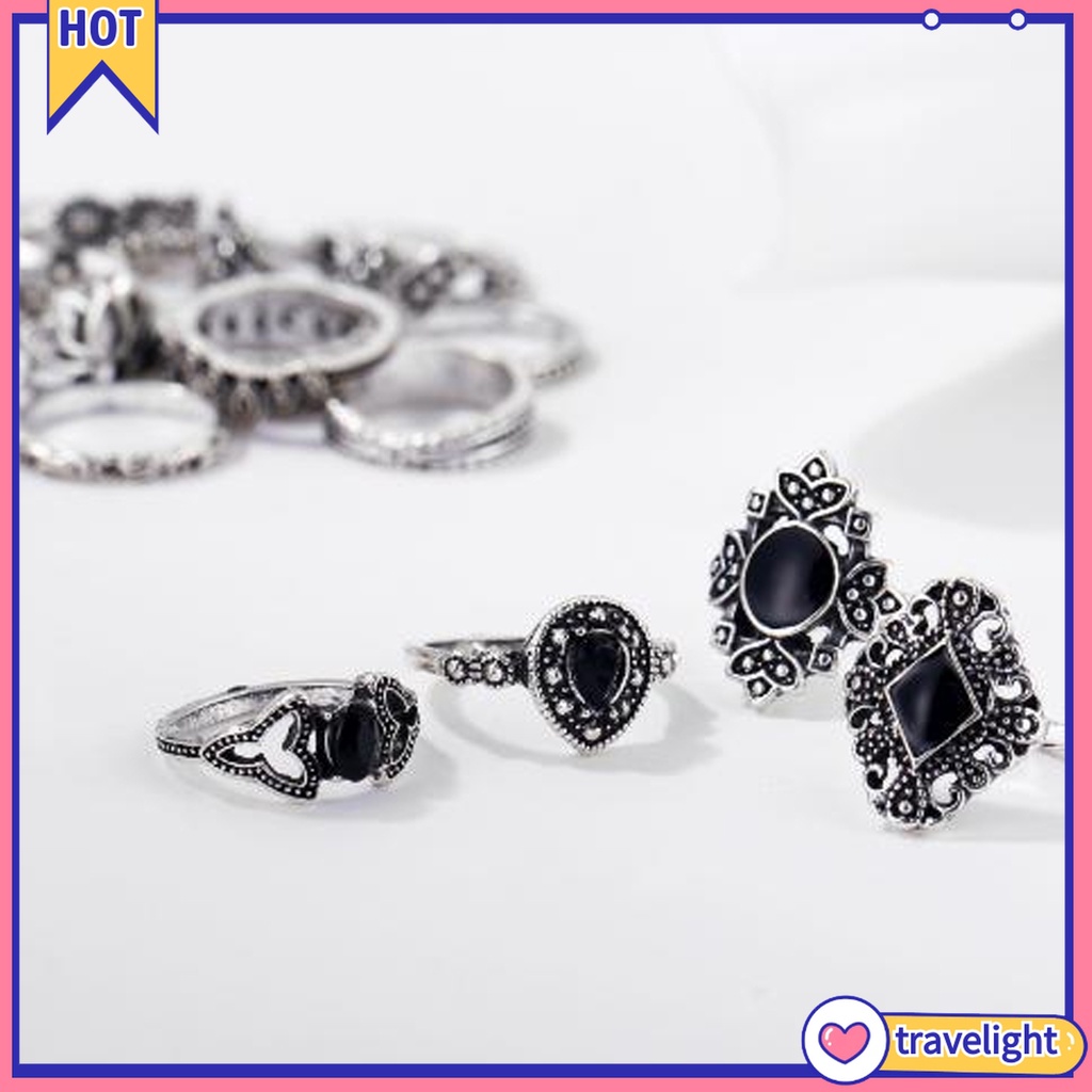 Set 15 Nhẫn Nữ Thời Trang Vintage