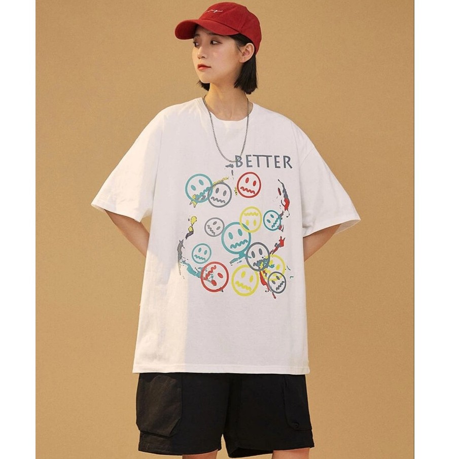 Áo thun tay lỡ nam nữ, áo phông unisex form rộng chất cotton mát mịn thấm hút mồ hôi in hình that | BigBuy360 - bigbuy360.vn