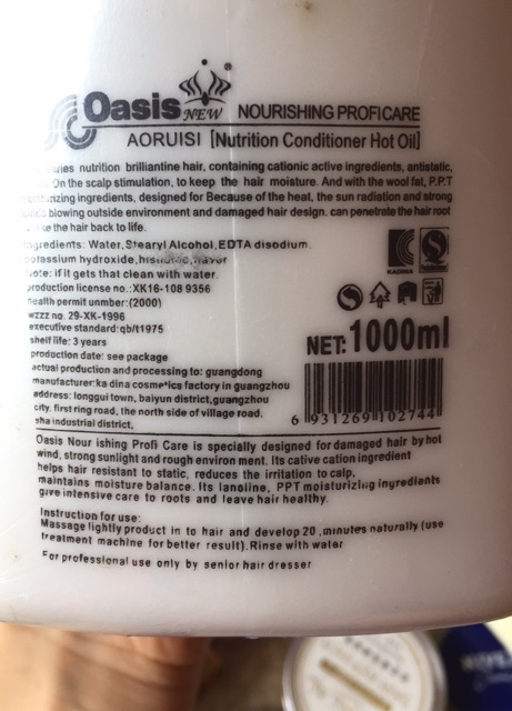 Thanh lí ủ oasis to 1000ml