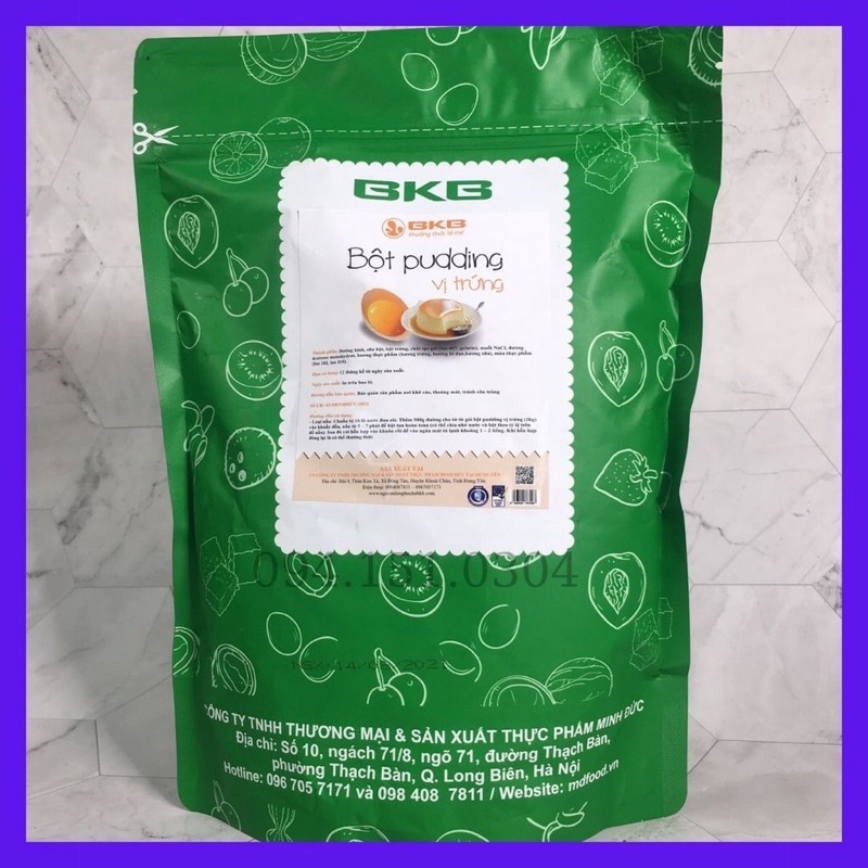 Bột pudding trứng BKB 1kg