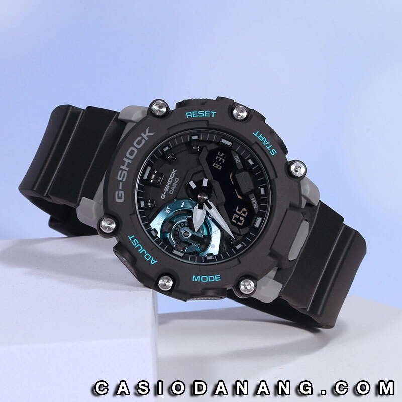 Đồng hồ nam dây nhựa Casio G-Shock chính hãng Anh Khuê GA-2200M-1ADR