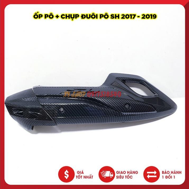 Mua Ngay Combo Bộ sơn Carbon 4 món cho Sh việt 2017 tới 2019