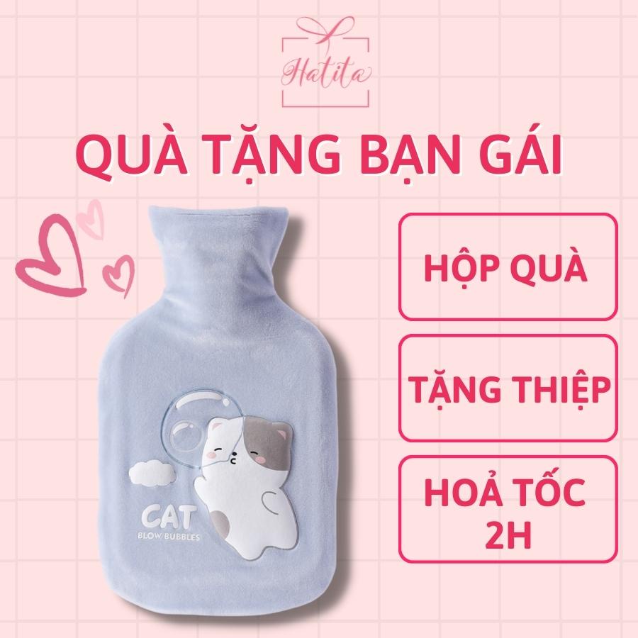 Mã BMLT35 giảm đến 35K đơn 99K Túi chườm nóng HATITA 1000ml sưởi ấm hỗ trợ