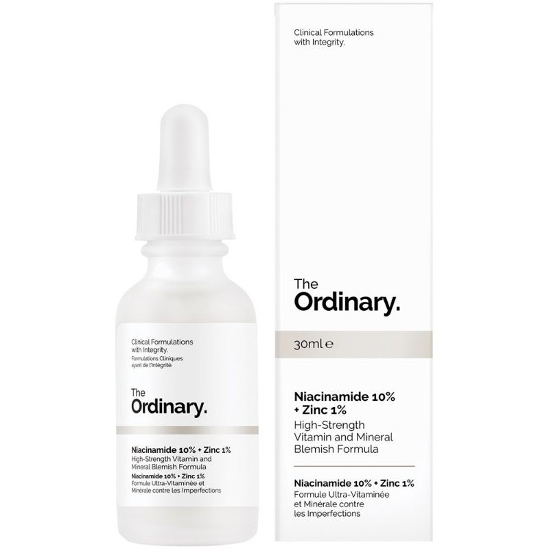 Tinh chất The Ordinary Niacinamide 10% + Zinc 1% (30ml) dưỡng ẩm cân bằng và làm sáng cho da