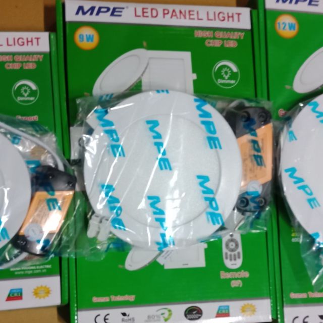 Đèn Led âm trần MPE 12W+9W+6W sáng trắng