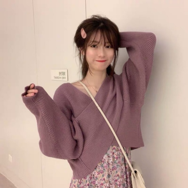 Áo len kiểu dáng Hàn Quốc 2019 chất len mềm mịn