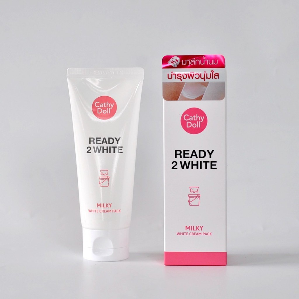 Mặt Nạ Dưỡng Trắng Da Cathy Doll Ready 2 White Milky White Cream 100ml Thái Lan