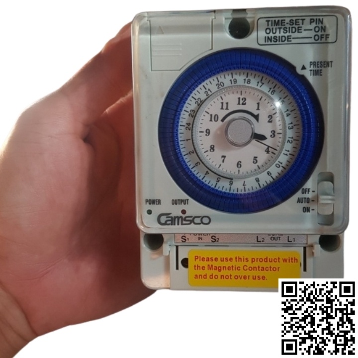 Timer cơ TB35-N rơ le 24 giờ điện áp 100VAC-240VAC thiết lập điều khiển tự động đến công suất 1500W