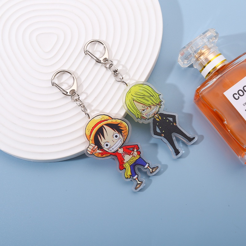 Móc Khóa Hình Nhân Vật Hoạt Hình ONE PIECE Dễ Thương