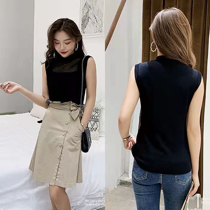 Áo Dệt Kim Hai Dây Dáng Rộng Dễ Phối Đồ Thời Trang Cho Nữ VN259