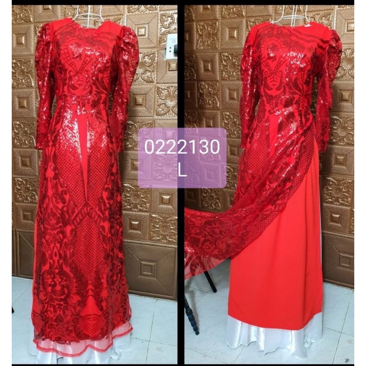 Áo dài mẹ 4 tà kim sa