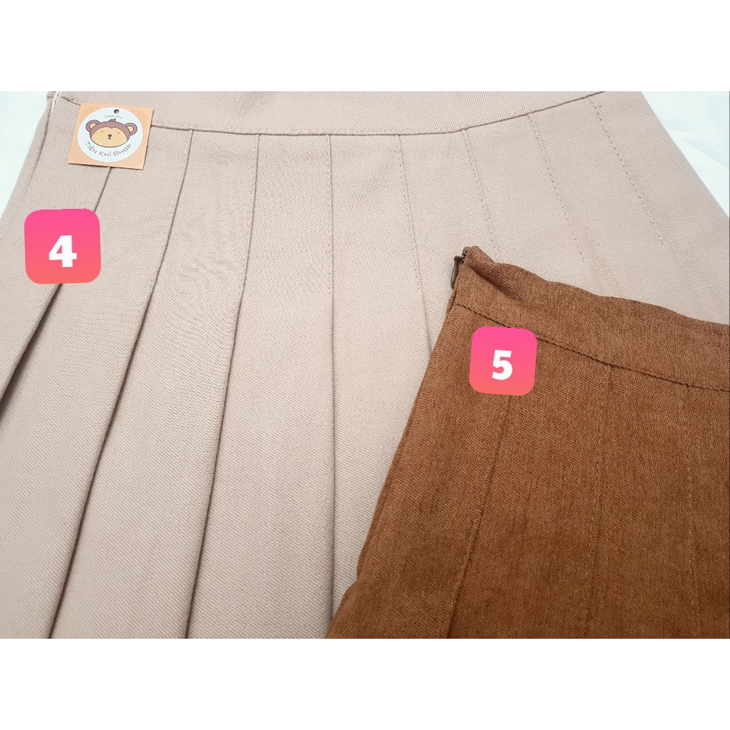 Chân Váy Ulzzang Tennis Xếp Ly Caro - Hình Thật Có Sẵn