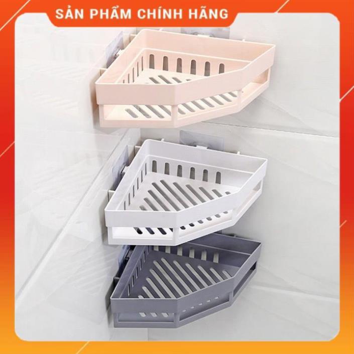 Kệ Dán Tường Nhà Tắm,Nhà Bếp Tiện Dụng (Kèm 2 Miếng Dán)