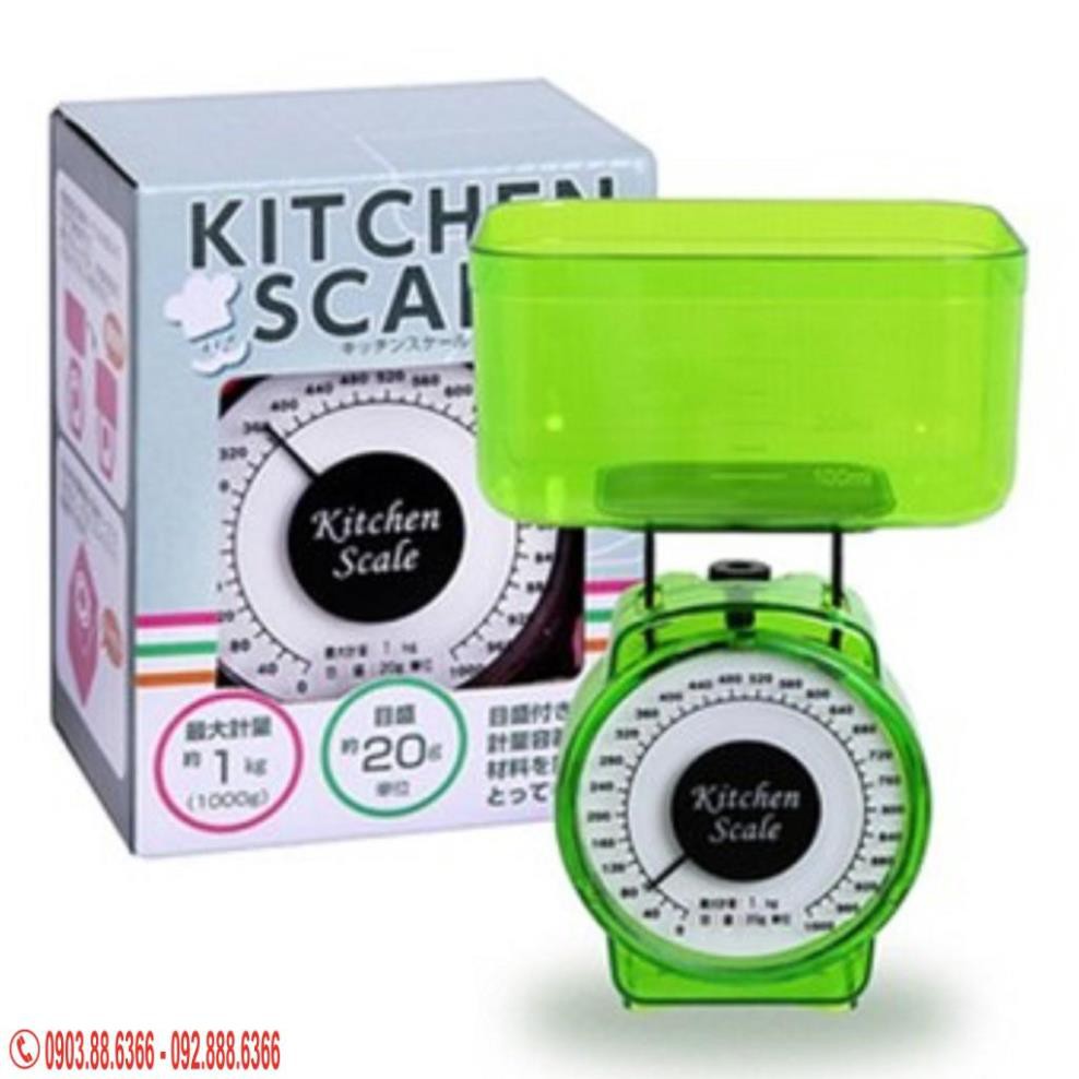 Cân tiều ly bếp Kitchen scale 1kg xuất Nhật