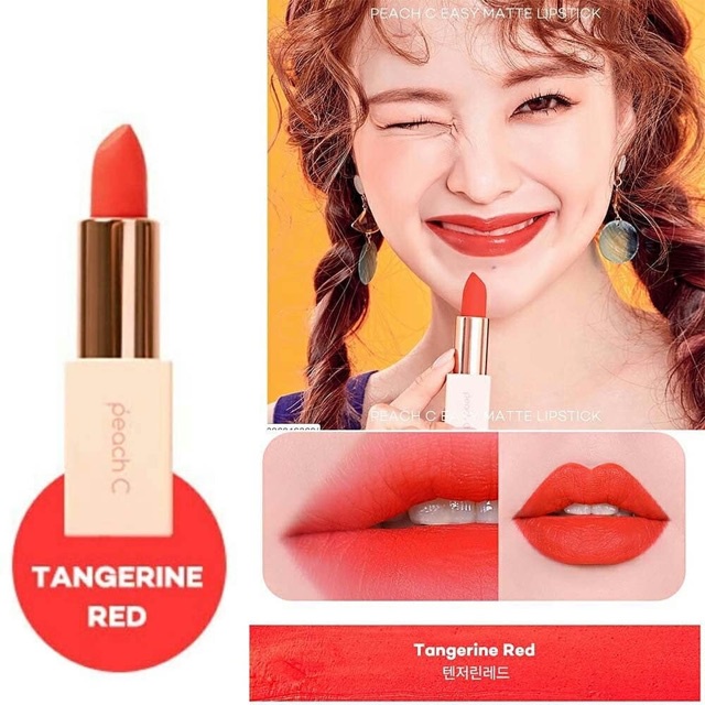 Son Thỏi Lì Siêu Mịn Peach C Easy Matte Lipstick 36g