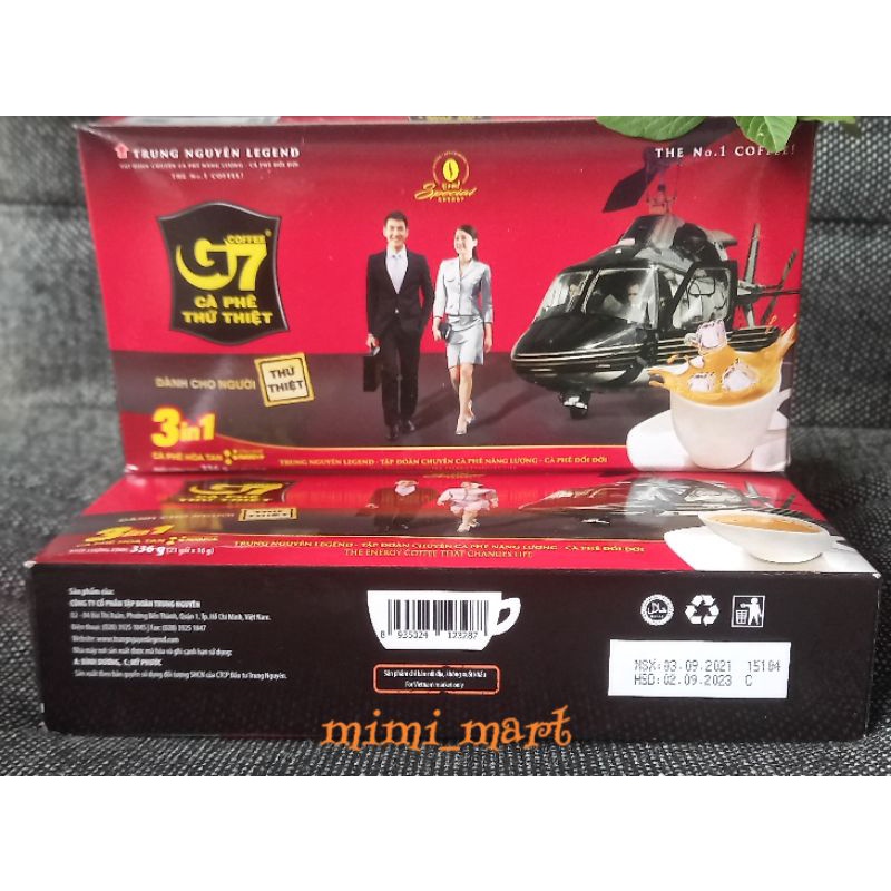 Cà Phê Hòa Tan G7 3 Trong 1 Hộp 21 Gói x 16g | BigBuy360 - bigbuy360.vn