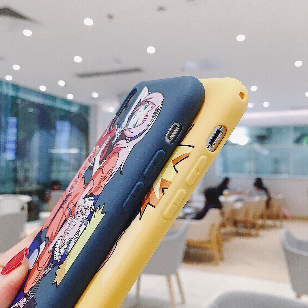 Ốp điện thoại mềm in hoạt hình Naruto cho IPhone 5 5s 12 mini pro max 6 6s 7 8 Plus 11 Pro Max X Xs Max XR