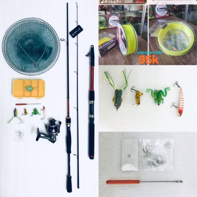 Bộ cần lure máy đứng