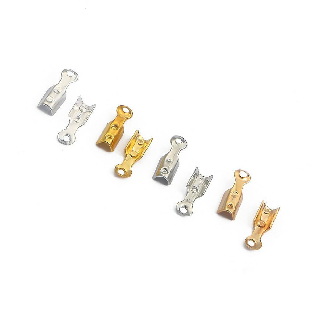 Beadia Phụ Kiện Dây Chuỗi Xích Bằng Da Phối Chuỗi Sắt 2mm Chuyên Dụng