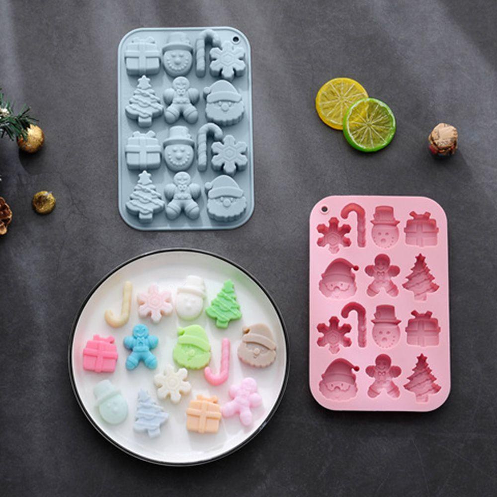 CONOPERY Khuôn Silicone Làm Xà Phòng / Sô Cô La Chủ Đề Giáng Sinh