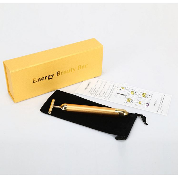 Cây lăn massage mặt Beauty Bar - FOLLOW shop GIẢM 10K - trẻ hóa làn da - masage mắt đánh tan bọng mắt  - LD031 | BigBuy360 - bigbuy360.vn