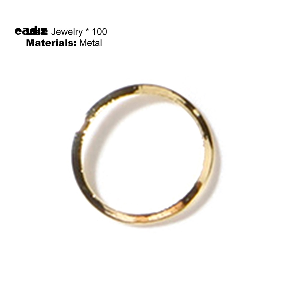 [Hàng mới về] 100 Phụ kiện đinh tán kim loại đính đá trang trí móng tay diy