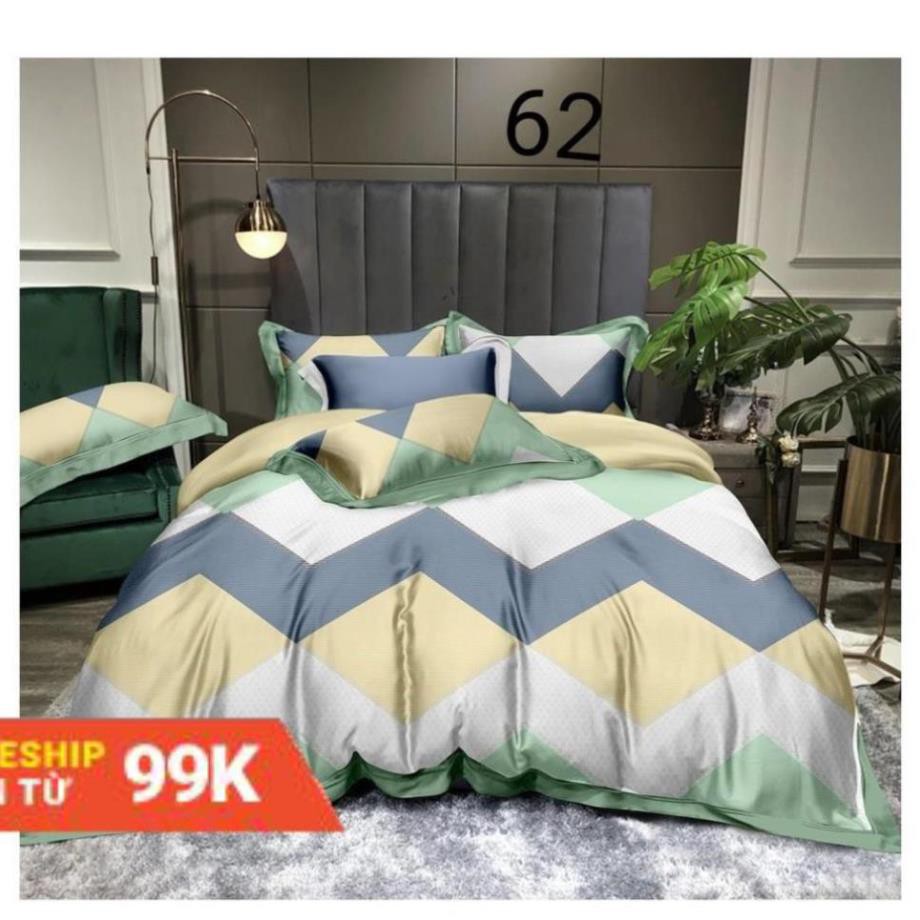 Drap giường Tencel 100% 🎁MẪU MỚI🎁 Giảm 10k nhập [CHAN GA GOI] Chăn ga gối đệm lụa tencel cao cấp .