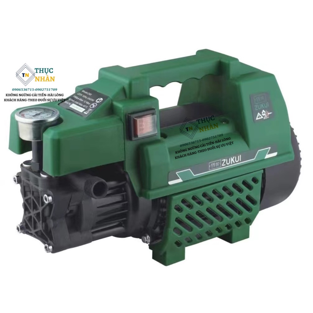 Máy rửa xe cao áp Zukui Z40 2400W mẫu thay thế cho S3 có kèm clip test máy