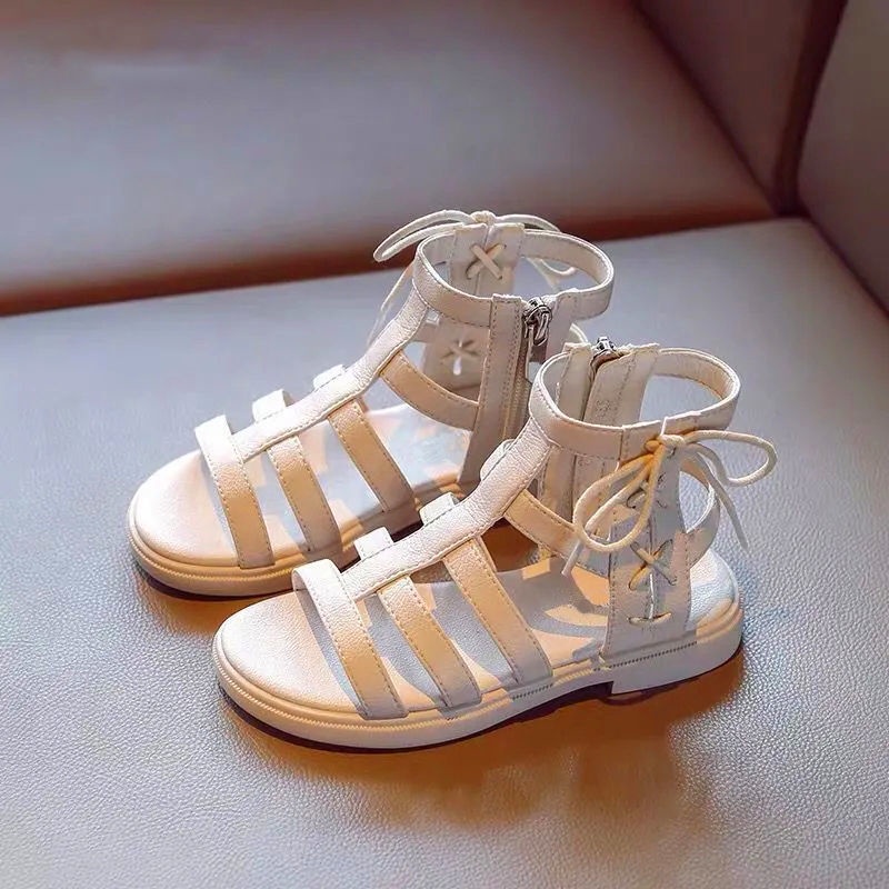 Giày Sandal Phong Cách La Mã Thời Trang Mới 2022 Cho Bé Gái