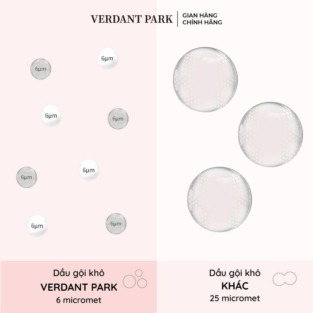 Xịt khô phồng tóc VERDANT PARK 200ml dầu gội khô kiềm dầu lâu bết mùi Đào Pinkmelo Peach Verdantpark VDPK01 VDPK03