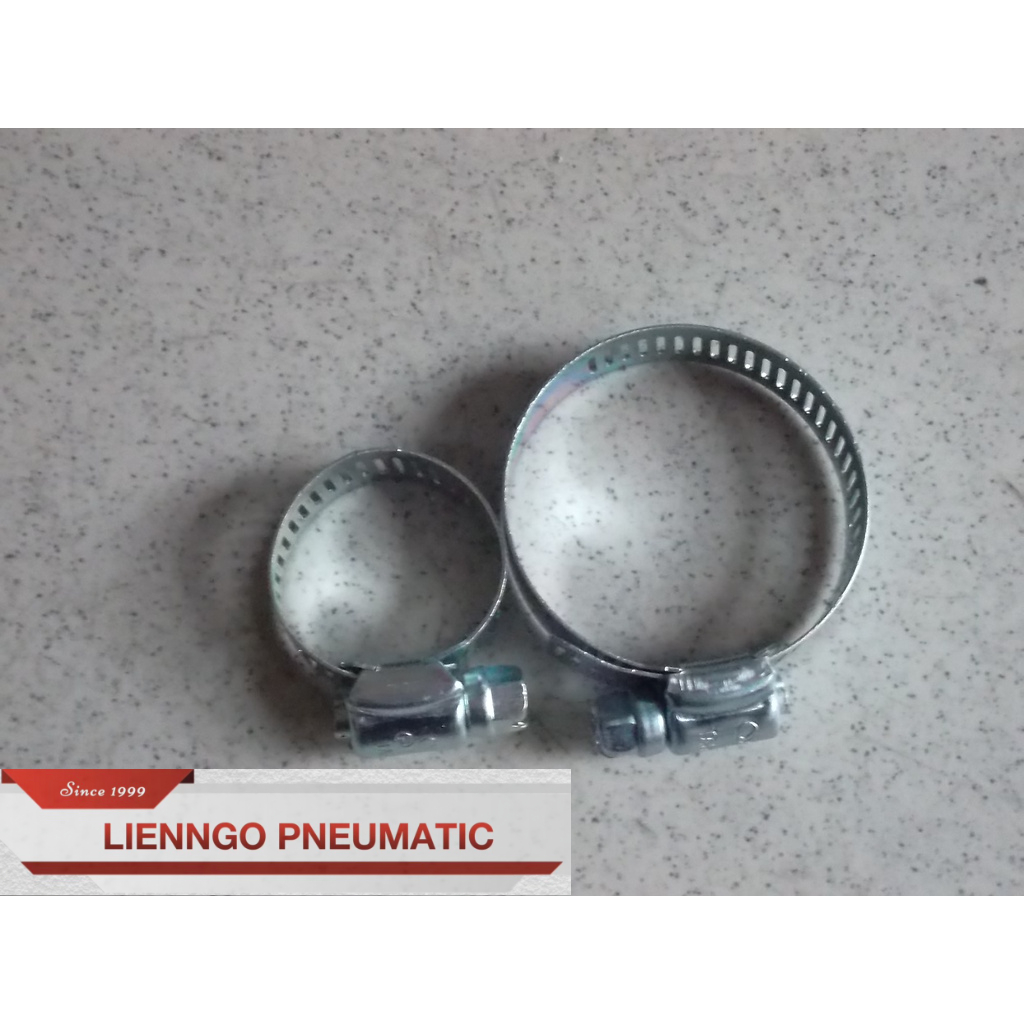 Đai xiết ống, kẹp giữ ống cổ dê inox vặn vít đường kính từ 12mm - 365mm