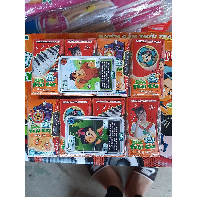 Dây 4 hộp sữa trái cây kun 110ml đủ vị