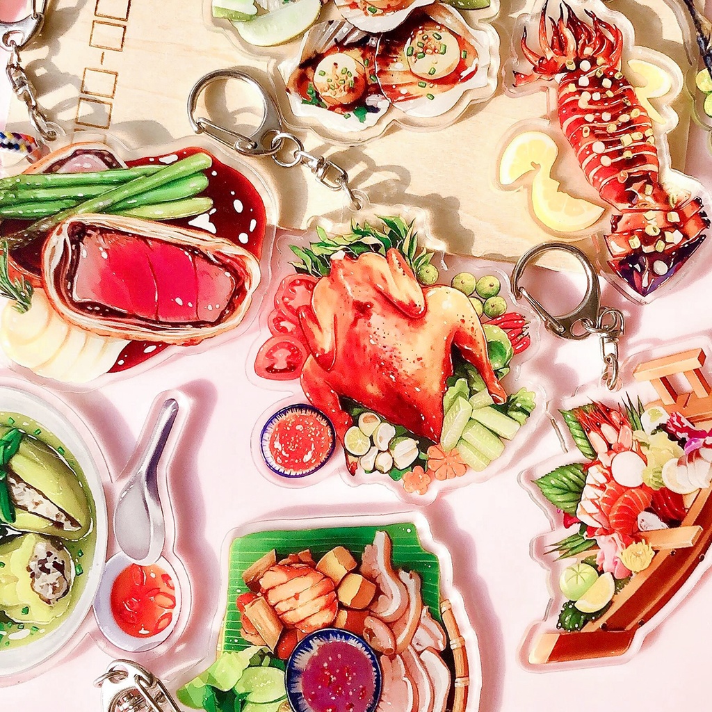 Móc khóa đồ ăn