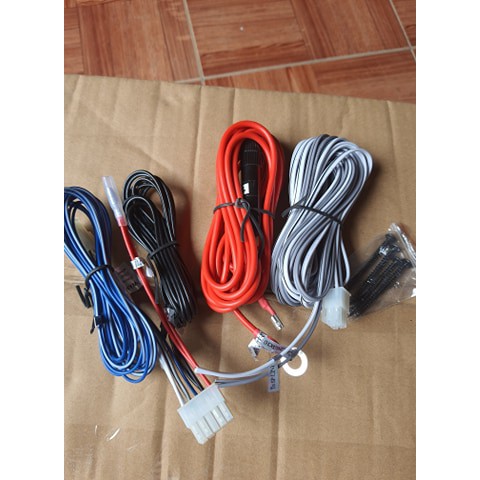 Bộ dây nguồn lắp loa sup gầm ghế ô tô