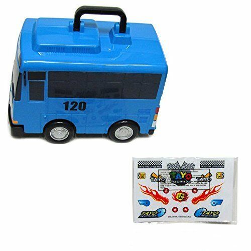 ★Little Bus Tayo★ Bộ đồ chơi lưu trữ xe mini cho trẻ sơ sinh  dành cho trẻ nhỏ / Hoàn hảo với loạt xe buýt mini đặc biệt Tayo