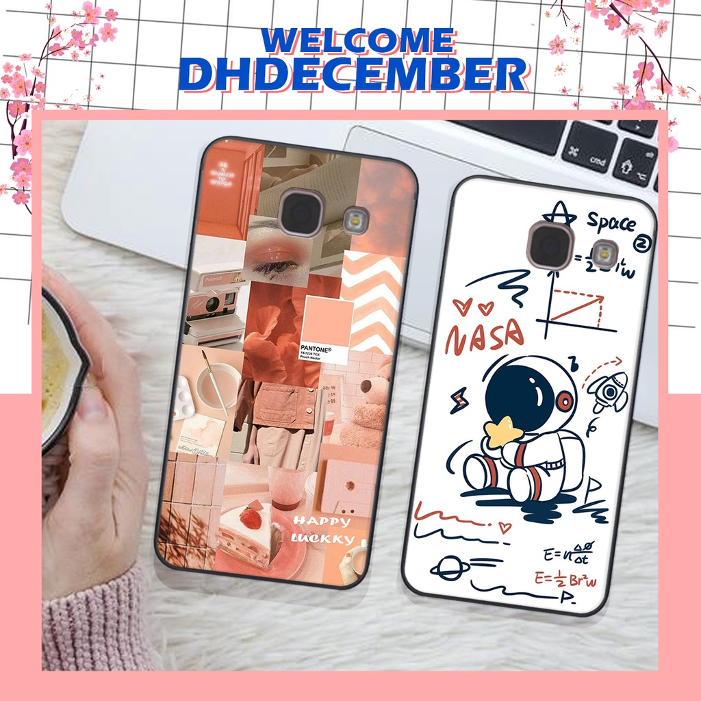 Ốp lưng Samsung Galaxy A3 2017 / A5 2017 / A7 2017 in hình nice, good luck happy ốp xinh viền dẻo đẹp chất