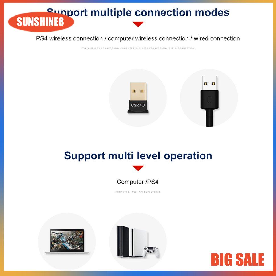 【SUN】Portable Wireless Game Controller Suitable For Ps4 Wireless Game Handle