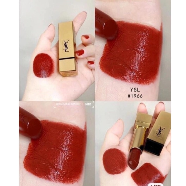 Son YSL 1966 minisize Rouge Libre Rouge màu đỏ gạch