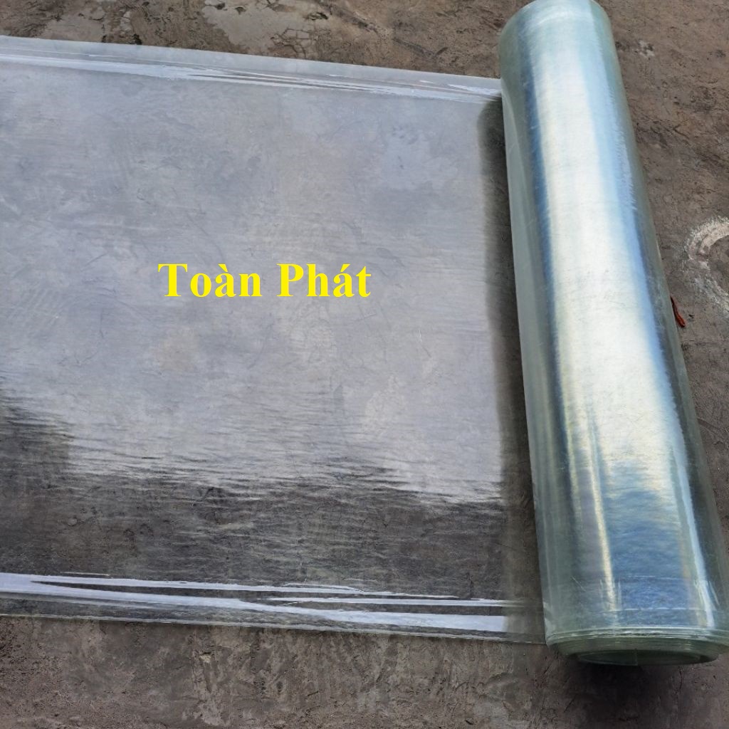 Tôn nhựa phẳng lấy ánh sáng che nắng che mưa chống dột màu Trắng mờ/ Màu Xanh