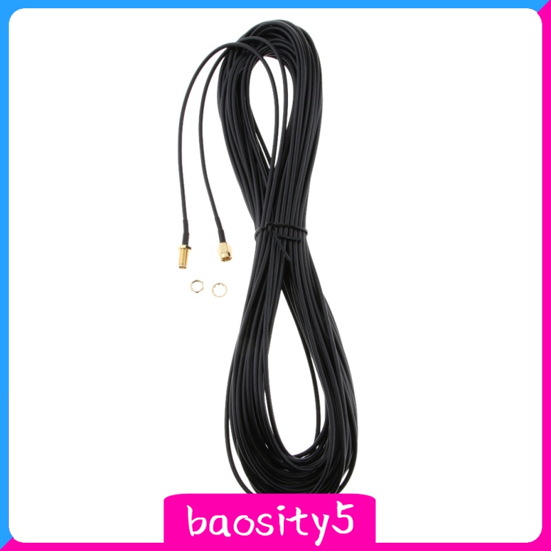 Dây Cáp Ăng Ten Nối Dài Cổng Rp-Sma Sang Ổ Cắm Lan Dài 5 / 20m | BigBuy360 - bigbuy360.vn