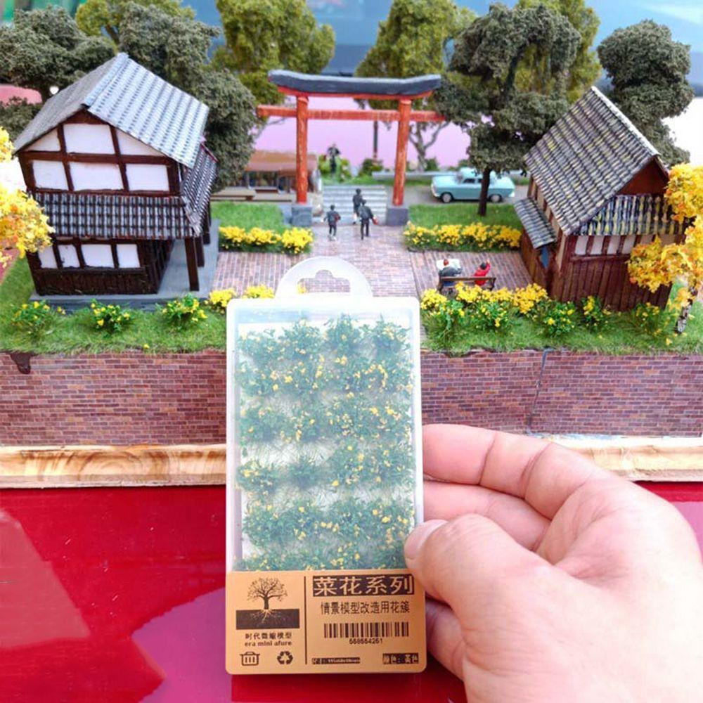 Bộ 28 Cụm Hoa Mô Hình Tĩnh Trang Trí Tiểu Cảnh Tỉ Lệ 1: 35 HO
