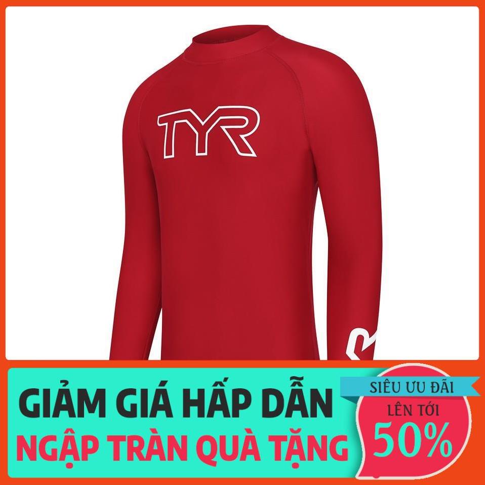 Áo bơi tay dài chống nắng TYR Long Sleeve Rashguard new *