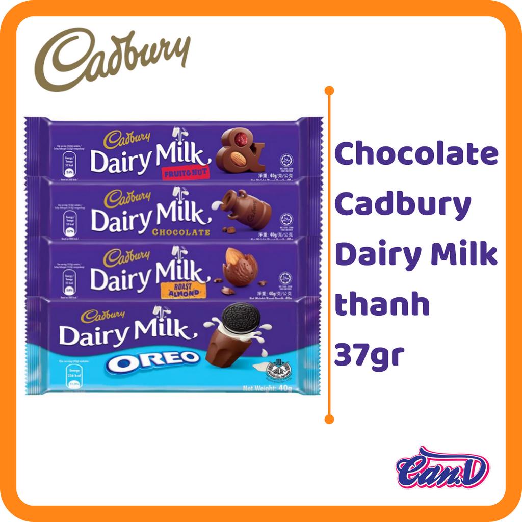 Chocolate Cadbury Dairy Milk thanh 37gr