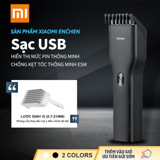 Tông Đơ Cắt Tóc Xiaomi ENĆHEN Cao Cấp, đầu dao gốm sứ nano