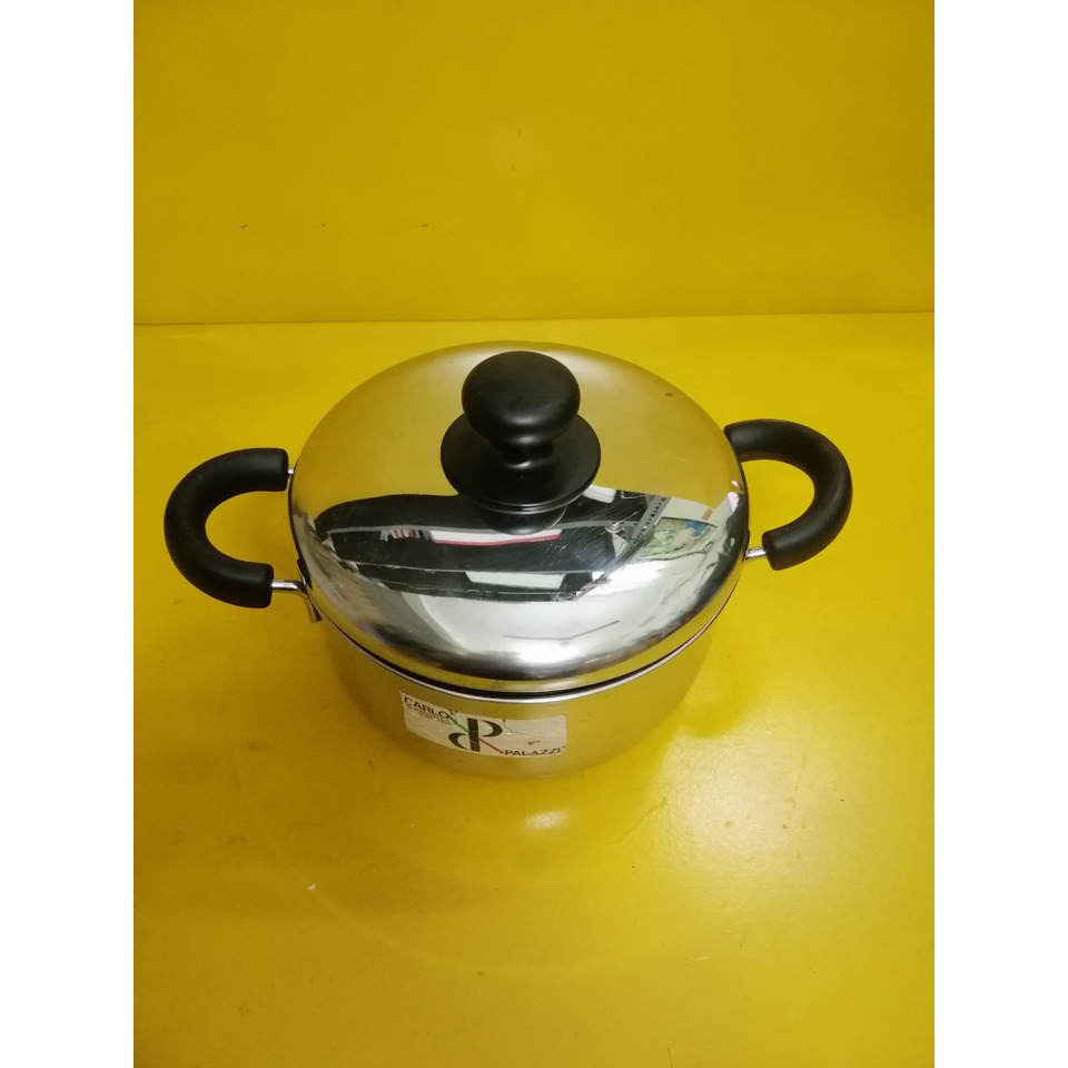 Nồi inox nội địa Nhật, size 20cm, cao 10cm (mã 763), Dùng được bếp từ